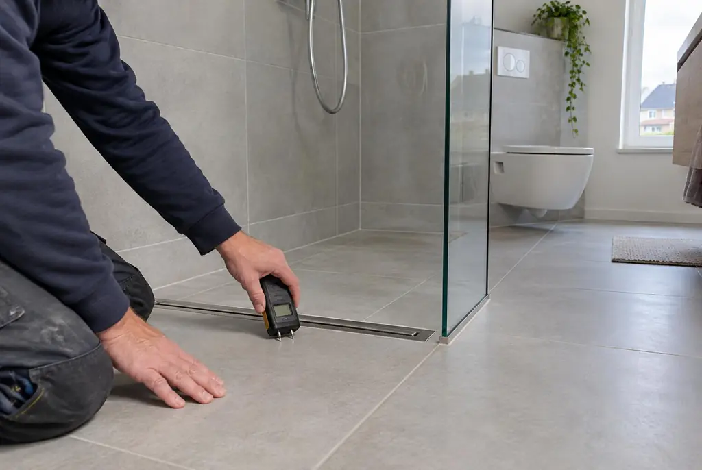 Lekdetectie Barendrecht – badkamer in een nieuwbouwwoning