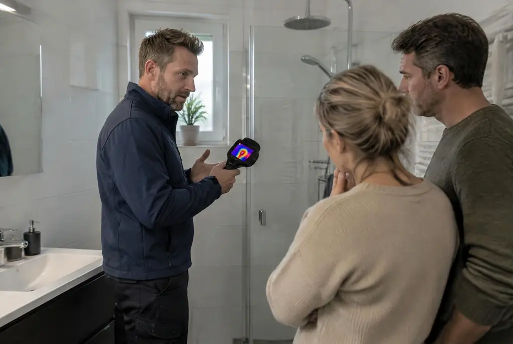 Lekdetectie Barendrecht – specialist legt bevindingen uit aan bewoner